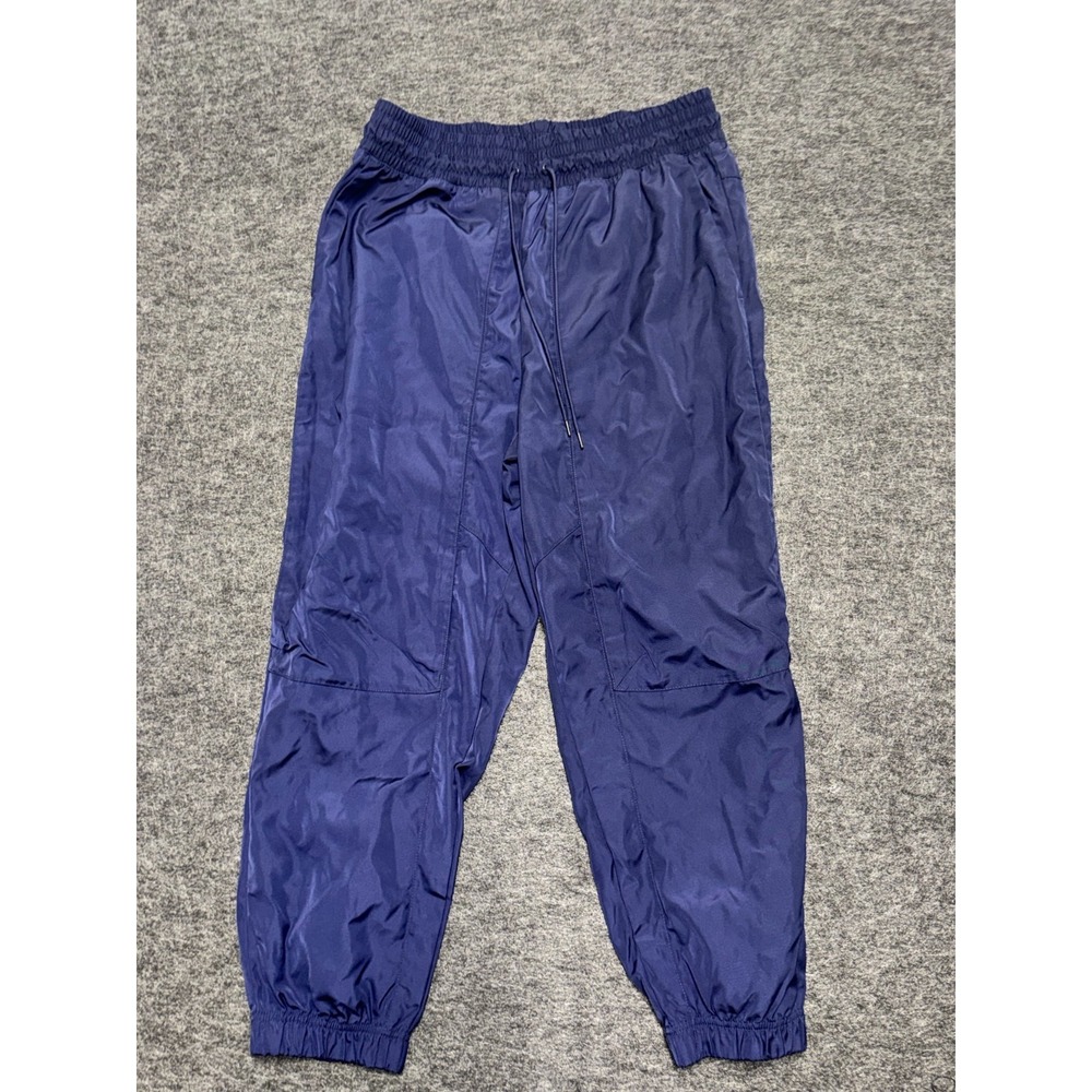 Nike Sportswear Sweatpants Mens L Navy Blue Swoosh Logo Tapered Leg Drawstring